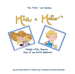 Book - FRENCH/ENGLISH - The Twins Mia & Mateo: Daddy's Little Helpers | Avenue Petit Lou