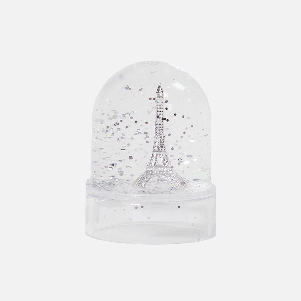 Paris Snow Globe - Eiffel Tower - Silver