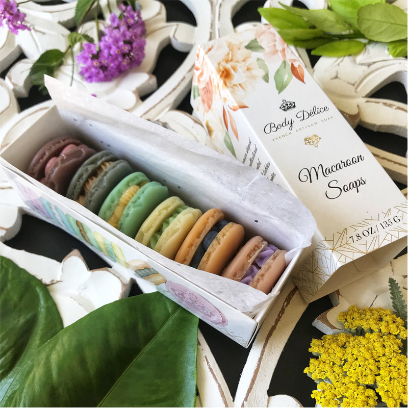 French Macaroon Soap Box - Assorted Colors