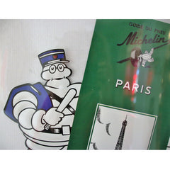Embossed Tin Sign - Guide Michelin Paris