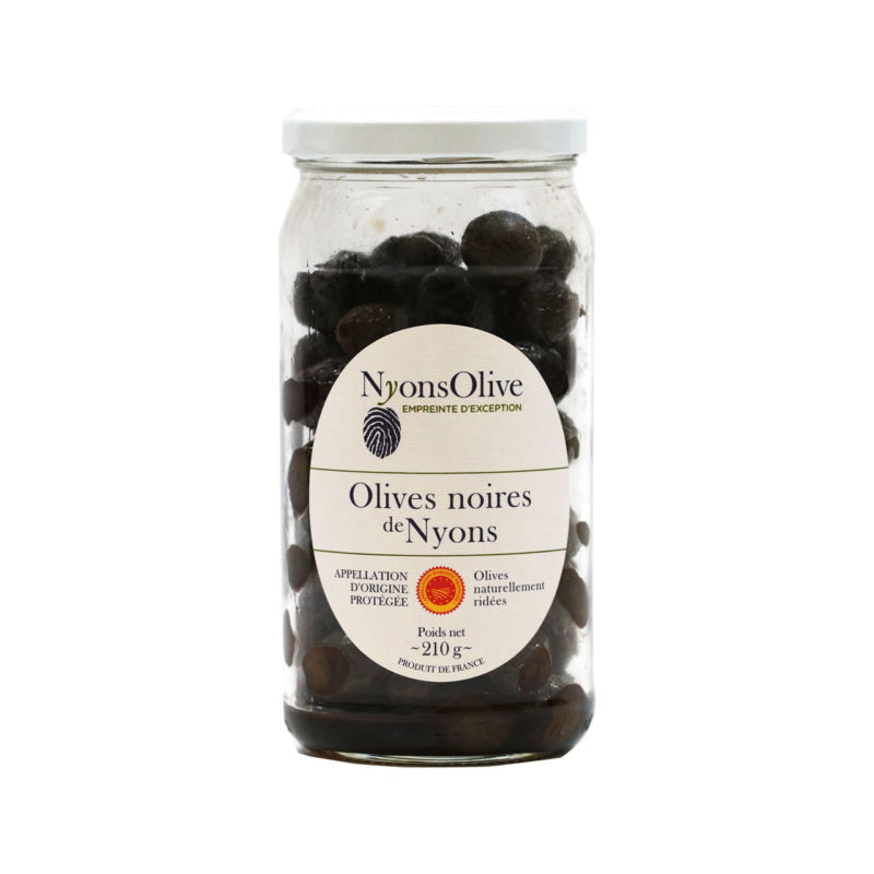 Nyons Black Olives - Glass Jar