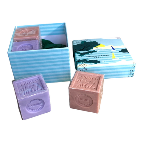 Marseille Soap Gift Box - Sea - Senteurs de France