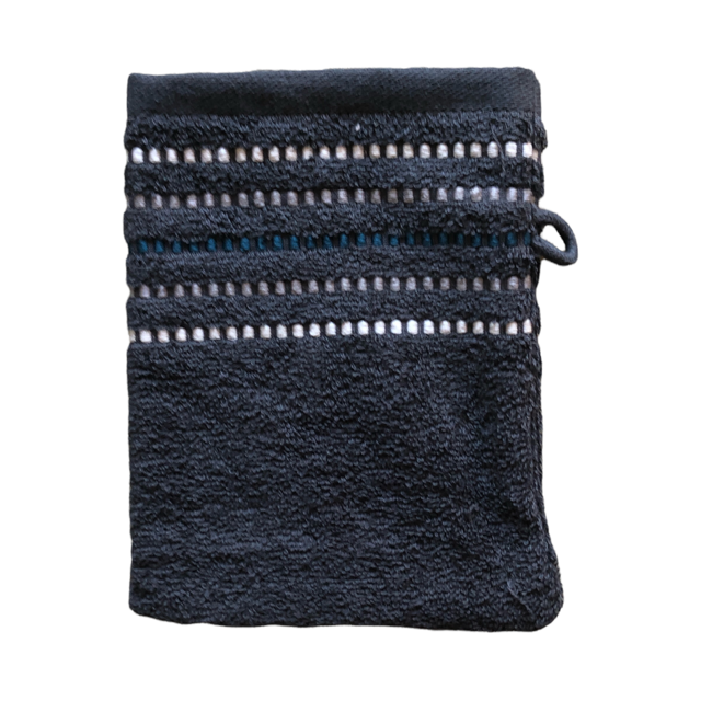 French Pocket Washcloth - Embroidered
