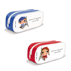 Kids Pencil Case or Pouch - I will go to Paris