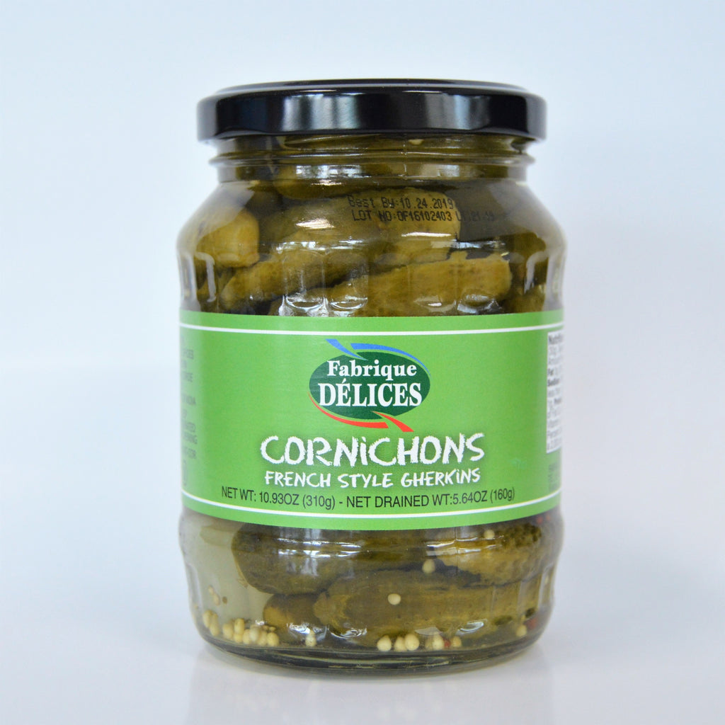 Cornichons in an Old-fashioned Glass Jar