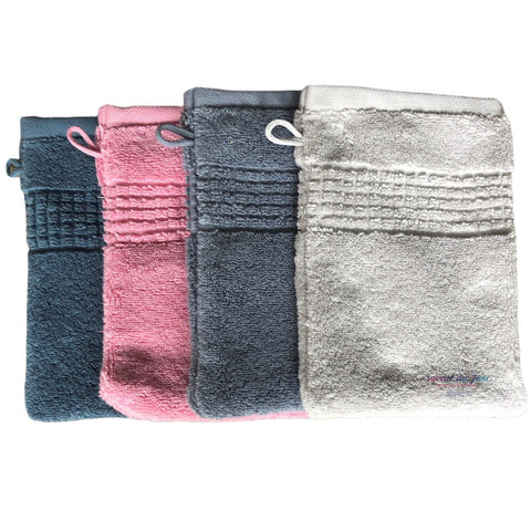 French Pocket Washcloth - Assorted Colors - Organic Cotton